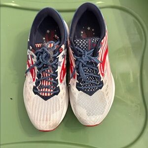 Brooks Red, White, and Blue Women's Sneakers